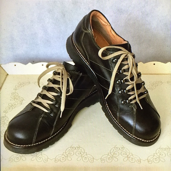 Kenneth Cole Reaction Black Leather Lace Up Oxford - Picture 1 of 8